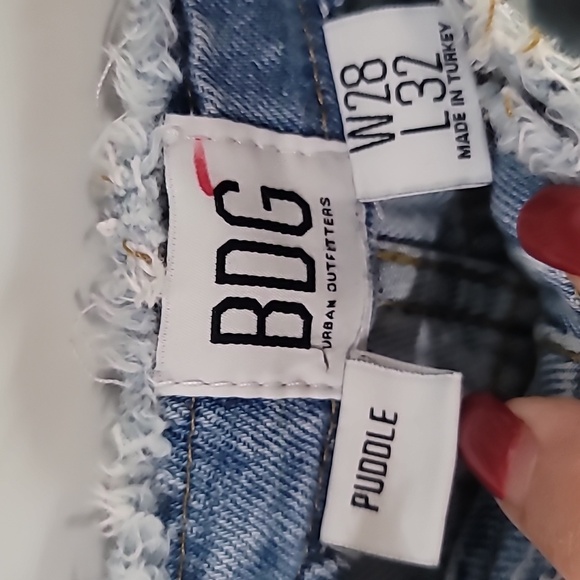 Wide Leg Puddle Light Blue Jeans - Picture 8 of 12